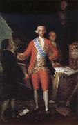 Portrait of the Count of Floridablance and Goya, Francisco Goya